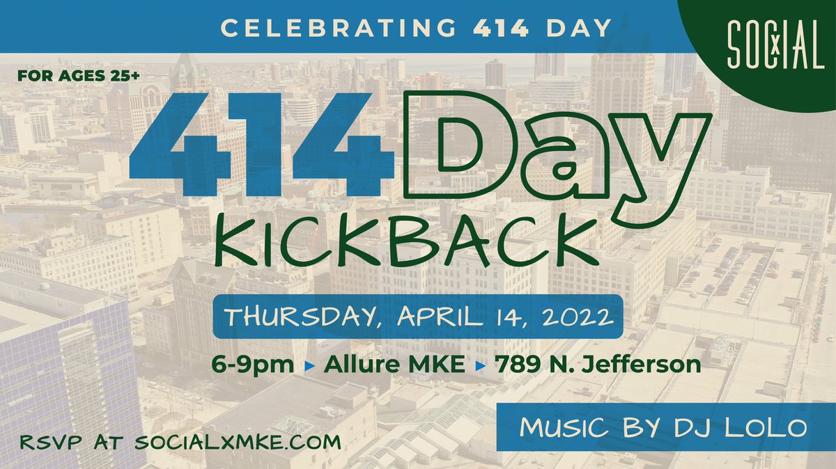 Celebrating all things Milwaukee! 💙💚x💜🤍🖤 

#414Day #SXKickback #ChangeTheNarrative #creatives #entrepreneurs #milwaukee #MKEproud