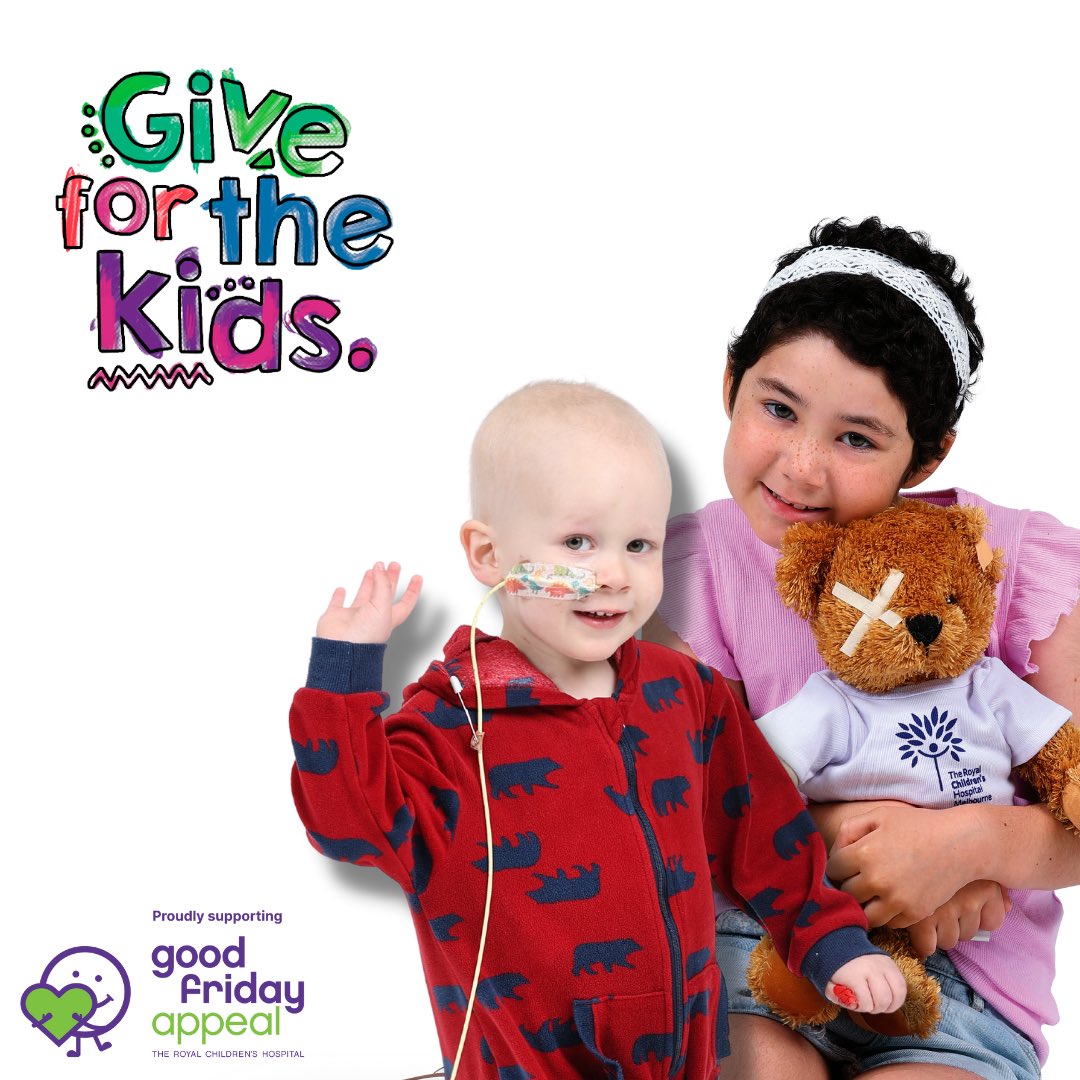 I know how special the @RCHMelbourne is because they looked after my daughter so very well after a bad farm accident. If you can, please join me in supporting their brilliant work supporting kids like Isla and Alex (pictured) by donating to @GoodFriAppeal goodfridayappeal.com.au/donate/