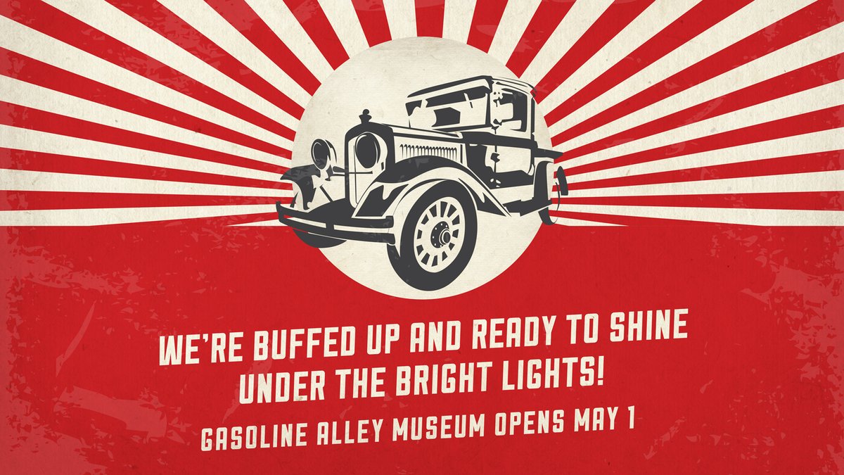 HeritageParkYYC's tweet photo. Gasoline Alley is reopening in style on May 1 with the Spring Thaw Car Show! Come check out hundreds of vehicles in our parking lot before heading into Gasoline Alley to admire its artifacts, gleaming and ready for guests!

Learn more: https://t.co/Be5xwdl4N9  

#HeritageParkYYC https://t.co/D7qmacs3XV