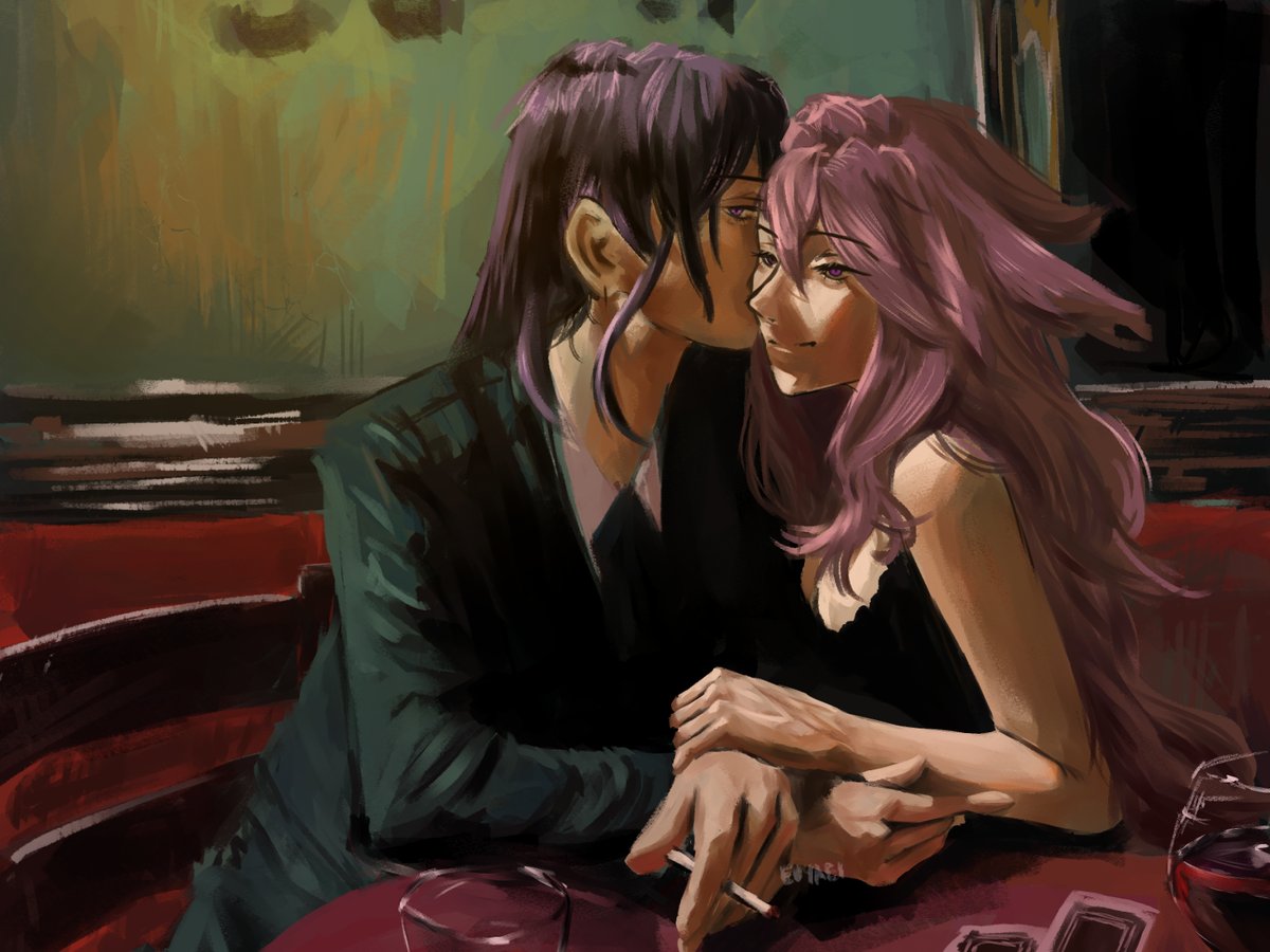 a game of cards #原神 #eimiko