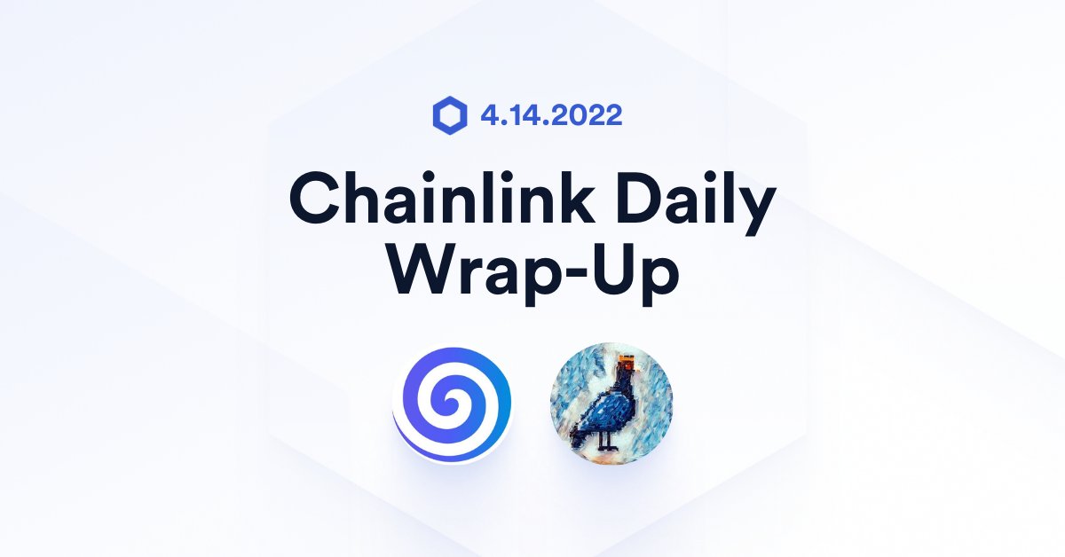 Chainlink tweet media