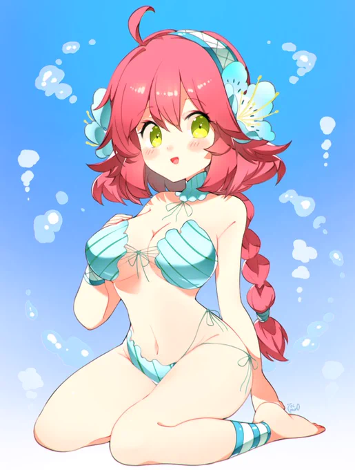 波打ち際のフィリちゃん🏝 