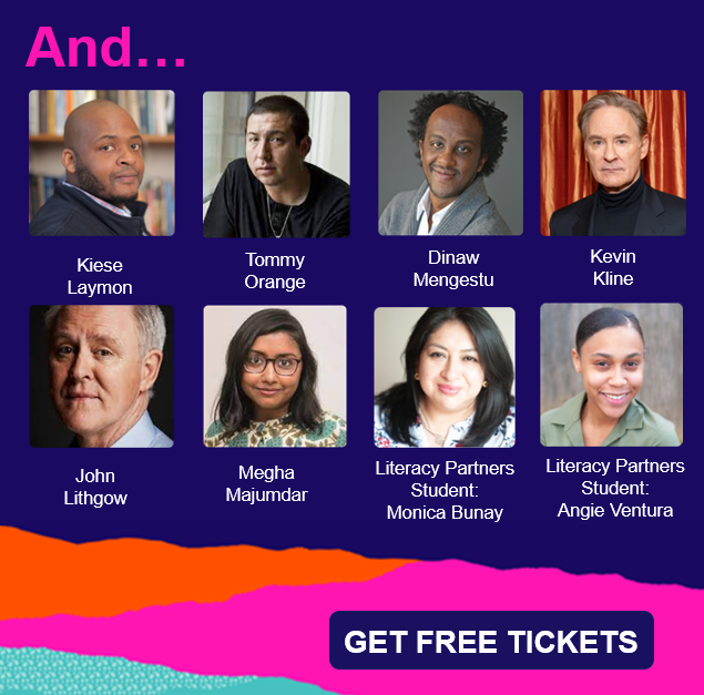 LitPartners's tweet photo. Join Literacy Partners for an all star cast I Love This Poem: An Online Reading on Thursday, April 28 at 8:00pm ET. Get Tickets HERE: https://t.co/pdpk5gRg71
#LiteracyPartners #racialjustice #socialjustice #ilovethispoem #wordsshapeourworld #poetrymonth https://t.co/Y2TGGkLBbE
