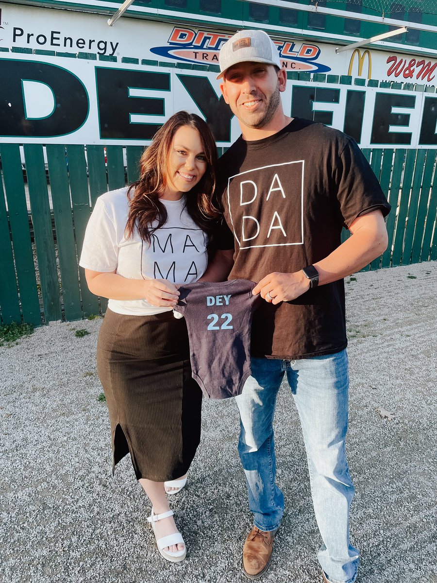 Excited to have Baby Dey running around the ball field! November can’t come quick enough! <a href="/kourtneyreading/">Kourtney Dey</a>