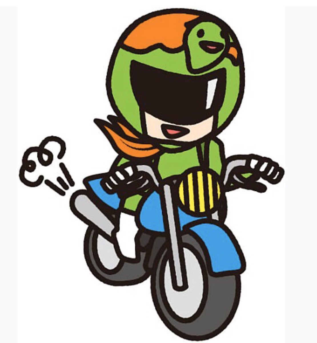 mondomascots's tweet image. Kame Rider, a biker with a turtle for a helmet, is the mascot of South Fukuoka Driving School in Japan.