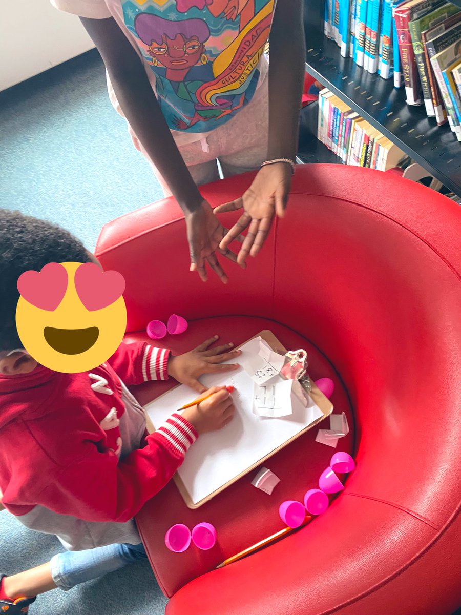 MsArial_'s tweet photo. Easter egg hunt… addition edition! Students had fun searching for eggs and solving math problems today in the Learning Commons! @PrincePeaceOCSB https://t.co/lPW4J0ZOnv