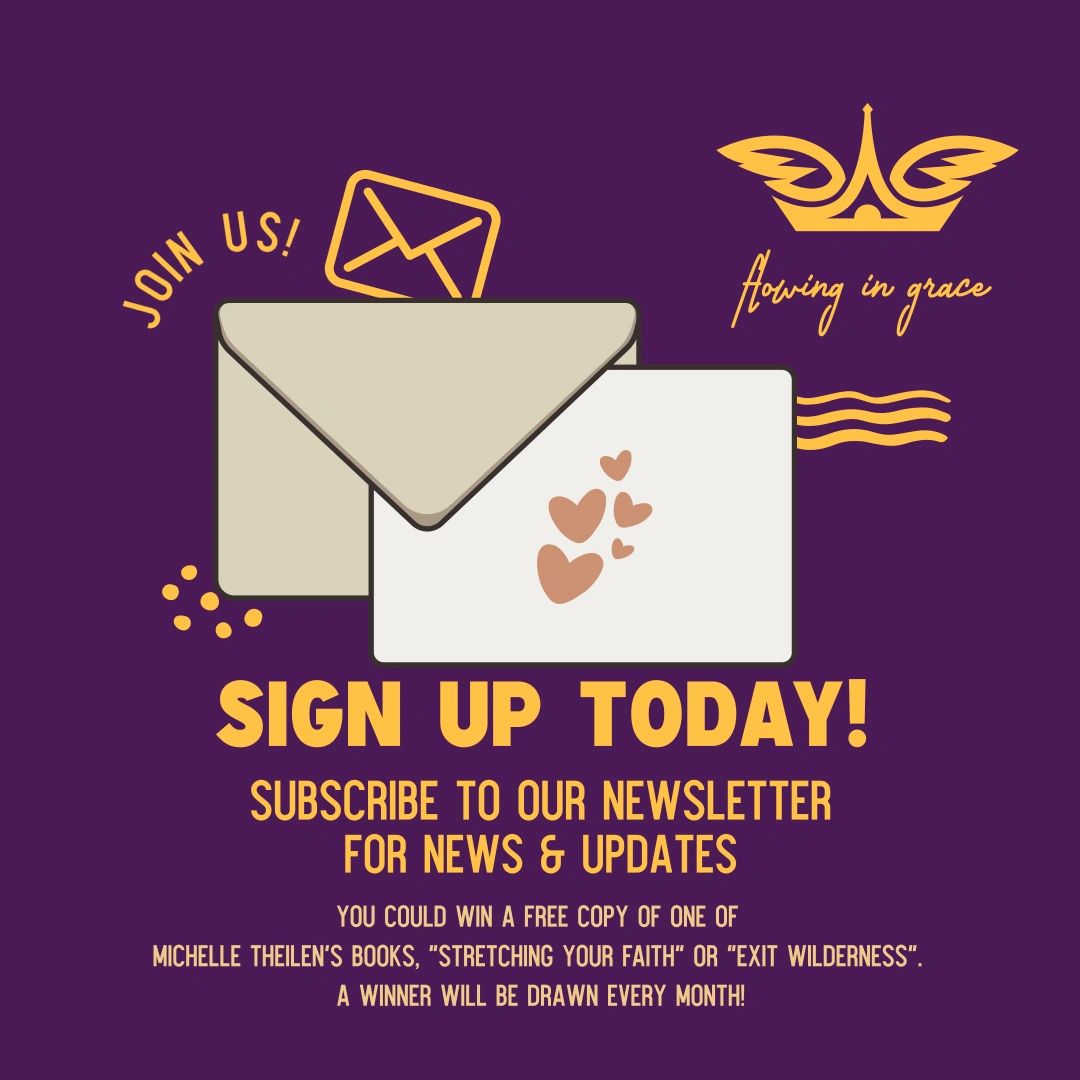 --Enter to Win a Free Book--
Sign up for the newsletter! Stay up to date on news, classes, & retreats. 

Visit FlowingInGrace.com to sign up. 😊 

#christianyoga #yogafaith #christcenteredyoga #yogaretreat #freebook #entertowin #beboldbeblessed