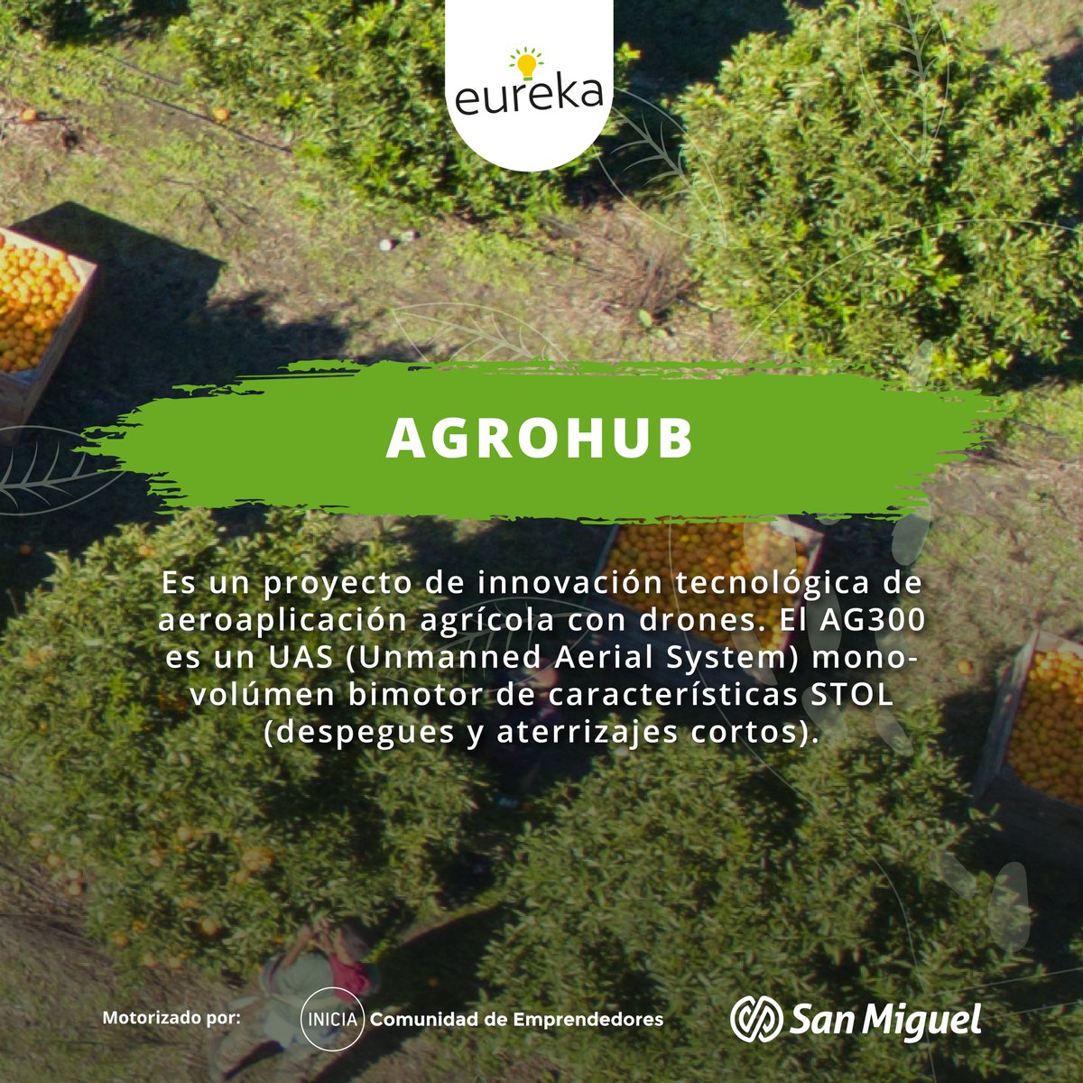 concursoeureka's tweet photo. 🙌Comenzamos a presentarte a los finalistas del #ConcursoEmprendedor impulsado por @SanMiguelGlobal  e @INICIAemprender 

Conocelos! https://t.co/QmjiTXetW1