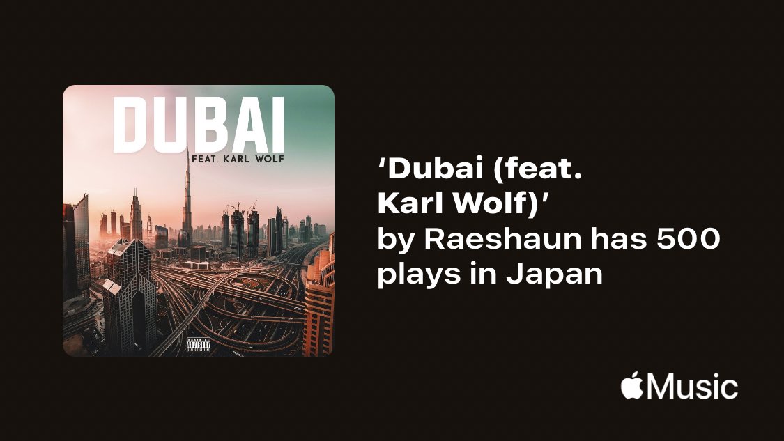 Just passed a new Milestone on <a href="/AppleMusic/">Apple Music</a>. Thanks for listening!
music.lnk.to/z76iNi