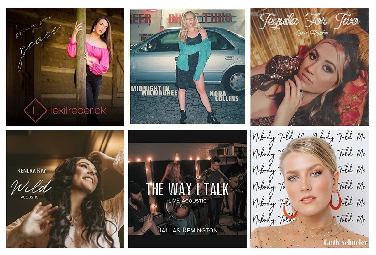 Scott Kash (@scottkash88) on Twitter photo #ICYMI Hereās the best new #countrymusic released last week by
<a href="/LexiFrederickM3/">Lexi Frederick Music</a> Bring Me Peace
<a href="/noracollins/">Nora Collins</a> Midnight In Milwaukee
<a href="/lexiehayden/">Lexie Hayden</a> Tequila For Two
<a href="/KendraKMusic/">Kendra Kay</a> Wild (Acoustic)
<a href="/DallasRemington/">Dallas Remingtonā¢</a> The Way I Talk (Live Acoustic)
<a href="/FaithSchueler/">Faith Schueler</a> Nobody Told Me
#NewRelease #ICYMI Hereās the best new #countrymusic released last week by
<a href="/LexiFrederickM3/">Lexi Frederick Music</a> Bring Me Peace
<a href="/noracollins/">Nora Collins</a> Midnight In Milwaukee
<a href="/lexiehayden/">Lexie Hayden</a> Tequila For Two
<a href="/KendraKMusic/">Kendra Kay</a> Wild (Acoustic)
<a href="/DallasRemington/">Dallas Remingtonā¢</a> The Way I Talk (Live Acoustic)
<a href="/FaithSchueler/">Faith Schueler</a> Nobody Told Me
#NewRelease