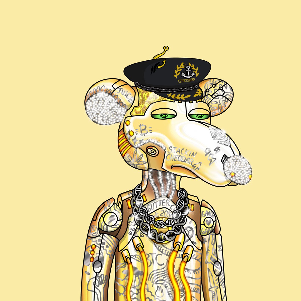 TheBlackShino's tweet photo. Bruh, I’m really loving how the @GutterCatGang community is man! They are massively supportive of one another and have such enthusiasm and optimism for GCG. #GangGang  still got lucky with this Gutter rat https://t.co/OZxwbnf3np