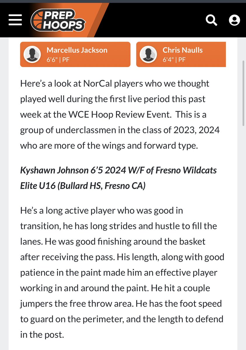 Congratulations to Judah &amp; Kyshawn , Prospect Spotlight List - WCE Hoop Review Wings/Forwards NorCal..Keep grinding 🏀💪🏾 <a href="/PrepHoopsNorCal/">Prep Hoops Nor-Cal</a> <a href="/WCEBball/">West Coast Elite Basketball</a> <a href="/Pdouble_33/">661 Hoops/Central Cali Prospects</a> <a href="/JudahFlores1/">Judah Flores</a> <a href="/Araiza__1/">Martin</a>