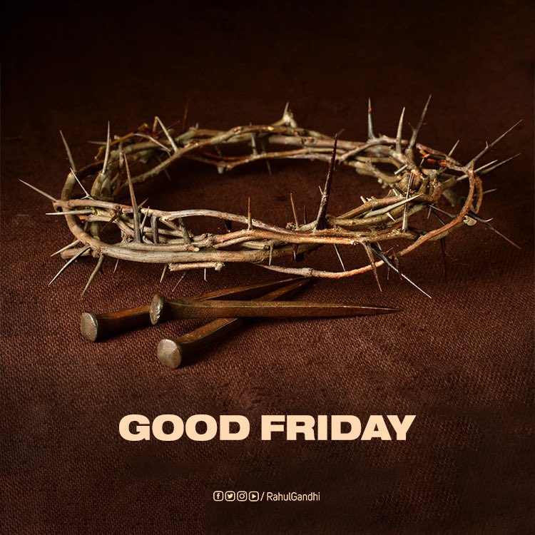 On this #GoodFriday, may love, compassion and forgiveness guide our thoughts and deeds.
