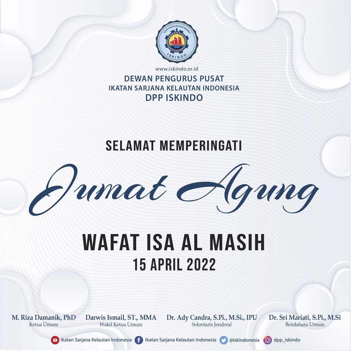 Rahmat, kedamaian, dan cinta. Semoga rahmat dan Tuhan mengelilingi dan menyertaimu pada Jumat Agung.
#kolaborasiuntukmaju #iskindo #JumatAgung