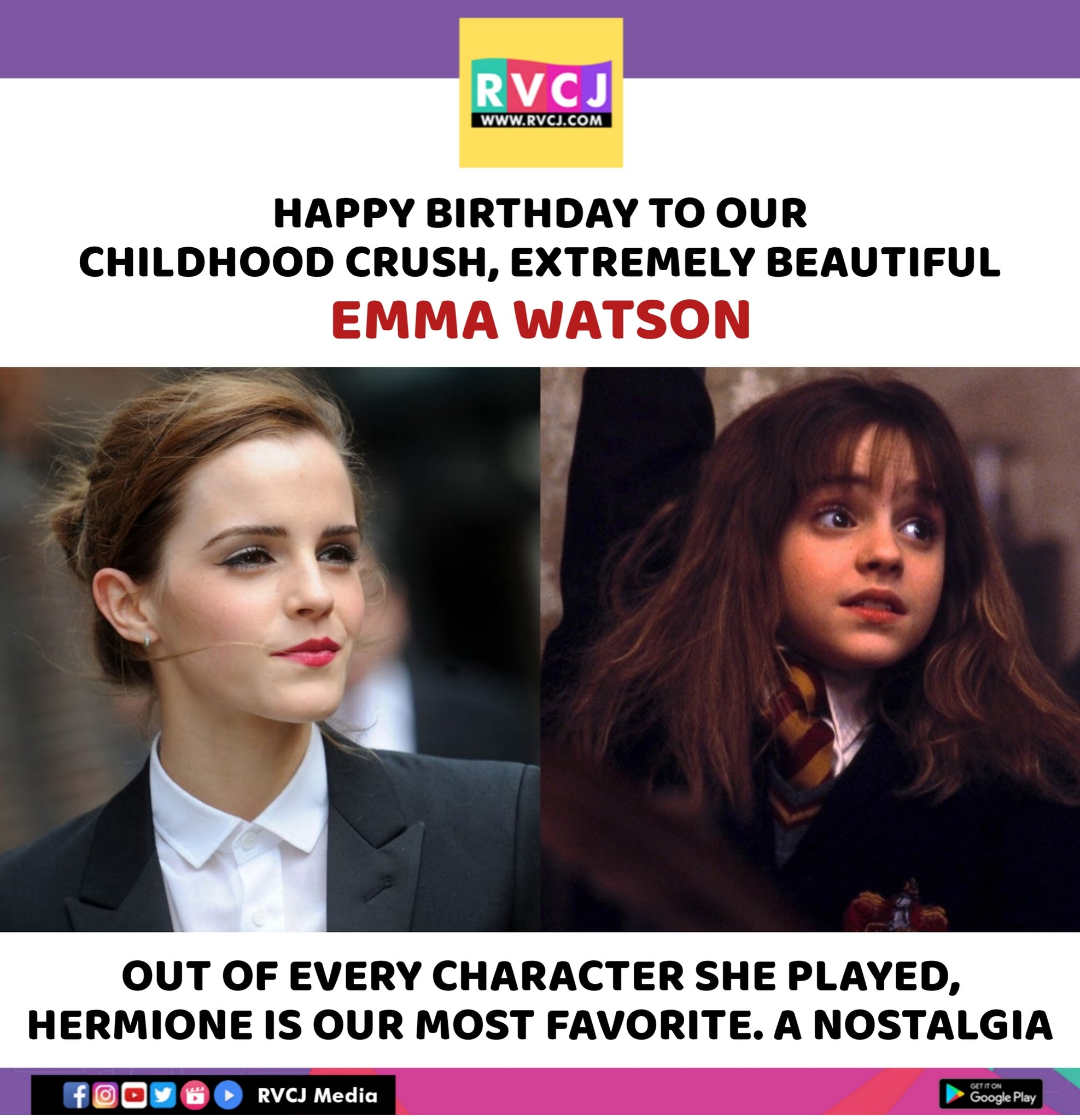 Happy Birthday Emma Watson!      