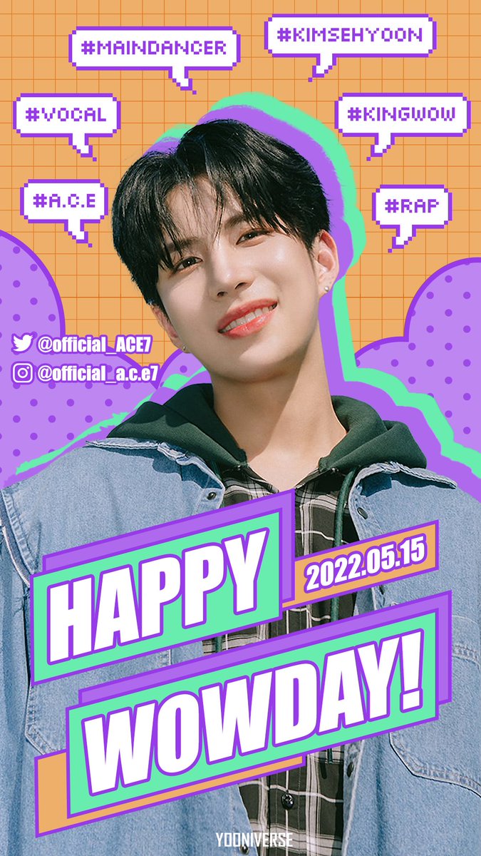 yooniverse_515's tweet image. Here is my AD proposal to celebrate #WOW's birthday!
If you like it, please like and retweet💜
#ACE #Sehyoon #에이스 #김세윤 #에이스_와우 #팬플러스 #fanplus @official_ACE7