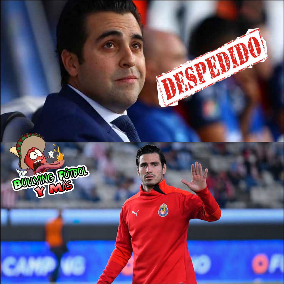 Bullyingfutbol4's tweet photo. No echen campanas al vuelo #ChivaHermanos … en Chivas están tan … tan….tan ….tontos, que el siguiente DT será el pollo Briceño 🤣 https://t.co/C3RxwnprfW