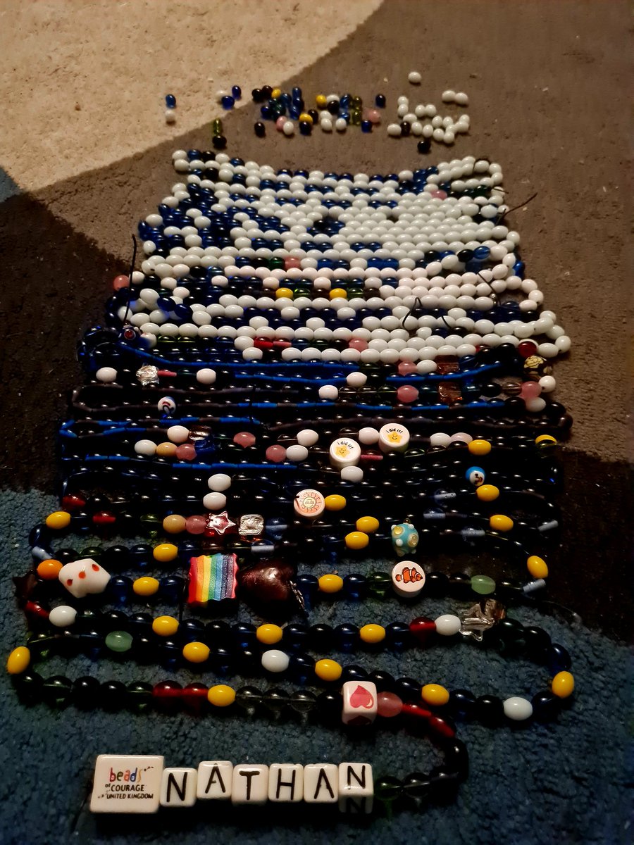 ProcRachel's tweet image. Beads of courage going strong - a perfect reminder of just how far he's come.
Almost halfway 🙌 🧡 #ChildrensCancerNorth #Newcastle #ALL #ALLTogether