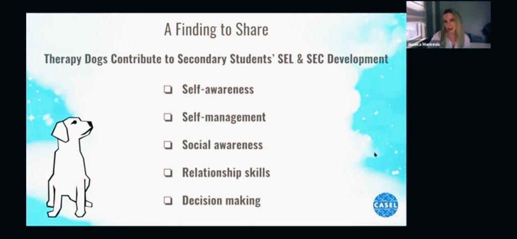 Empathic_Paws's tweet photo. It was an honor to present my study’s findings & advocate for #SEL & the #humananimalrelationship during Dr. @BrandonBeckEDU’s most recent @Muttigree #webinar.
View it here: https://t.co/IGaqCQ1foH…
We are ready to put @Mville_College on the #humaneED map - stay tuned! ✌️❤️🐾 https://t.co/kv3YCrh6wP