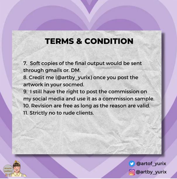 zhen_neva's tweet photo. TERM &amp; CONDITION https://t.co/coAxlkaIuw