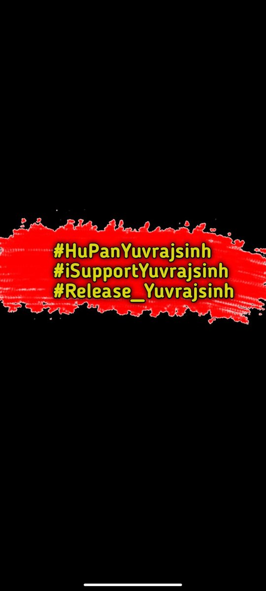 HRC13_'s tweet photo. #Release_Yuvrajsinh 
#iSupportYuvrajsinh 
#HuPanYuvrajsinh https://t.co/ba4TW6QKFy