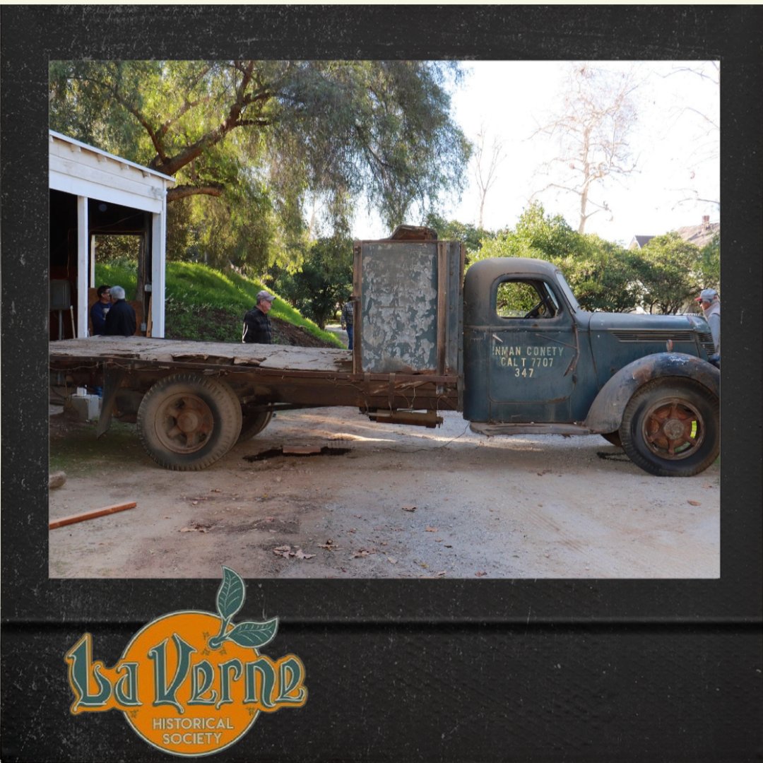The La Verne Historical Society is fundraising to restore Inman Conety's 1938 International Harvester that helped La Verne become the "Heart of the Orange Empire"!  They hope to have the truck running for the July 4 Parade.

➡️  To donate, visit: bit.ly/3M3YCYt