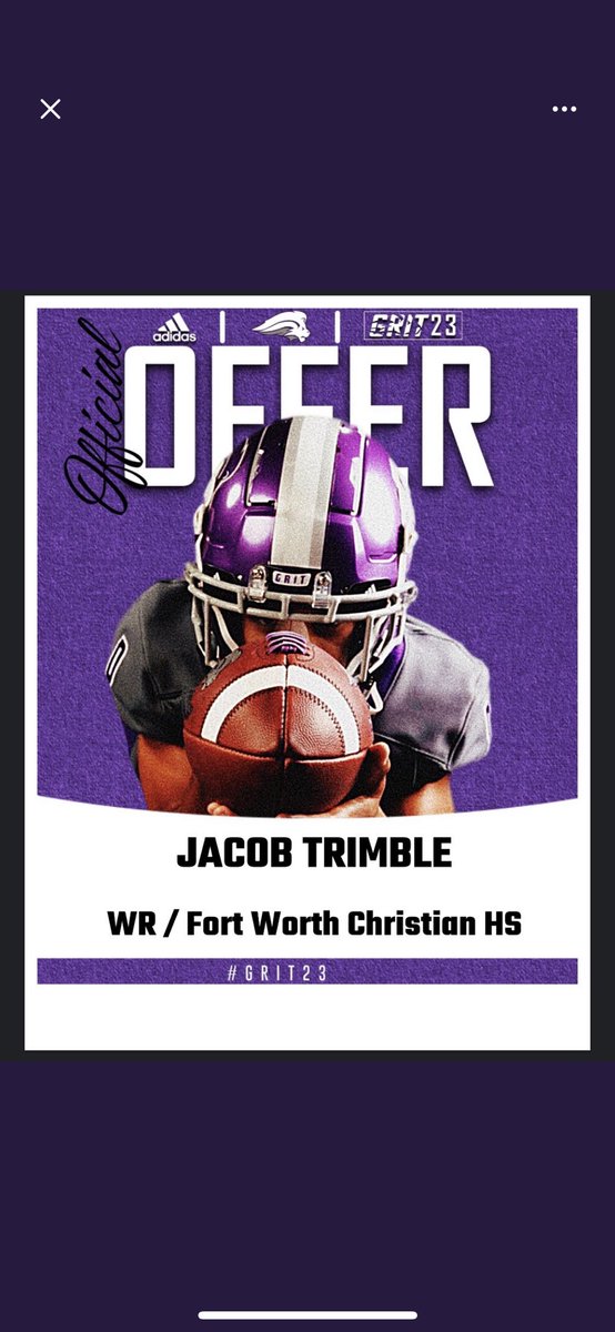 #AGTG I am very thankful <a href="/SAGUfootball/">SAGU Football</a> for an official offer #GRIT23 <a href="/coach_hudgins/">Jared Hudgins</a> <a href="/CoachBGunn/">Brady Gunn</a> <a href="/its_tgriffin/">Coach Griff HSSCC, USAW-L1</a>