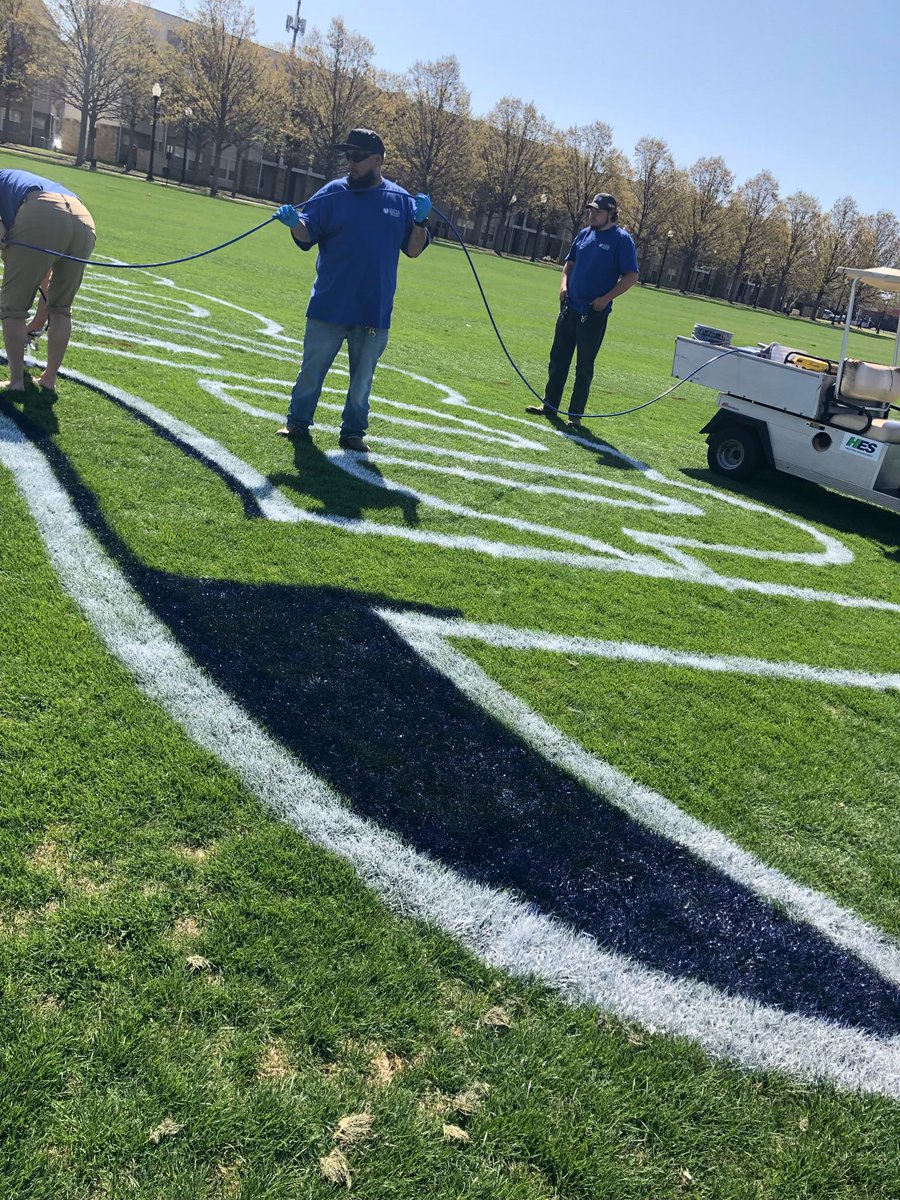 Thanks to <a href="/Spinmartin21/">Spin Martin</a> and our <a href="/HESfacilities/">HES Facilities Management</a> crew for getting the ground’s ready for the <a href="/utulsa/">The University of Tulsa</a> TU Preview tomorrow!!