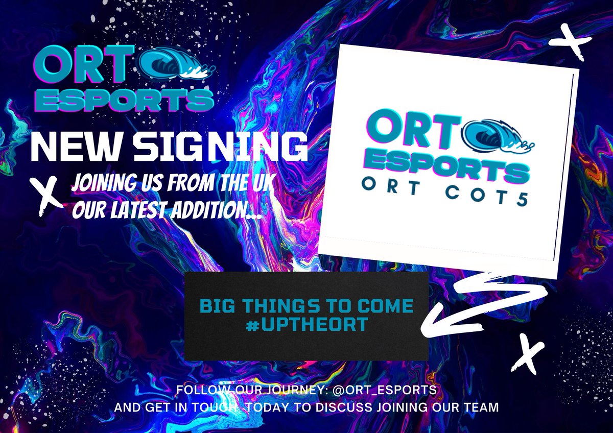 Next driver joining us is Cot5! All i can say is pace, we've seen it from him countless times before, let's see what he can do with us! Welcome to the team mate! #UptheORT