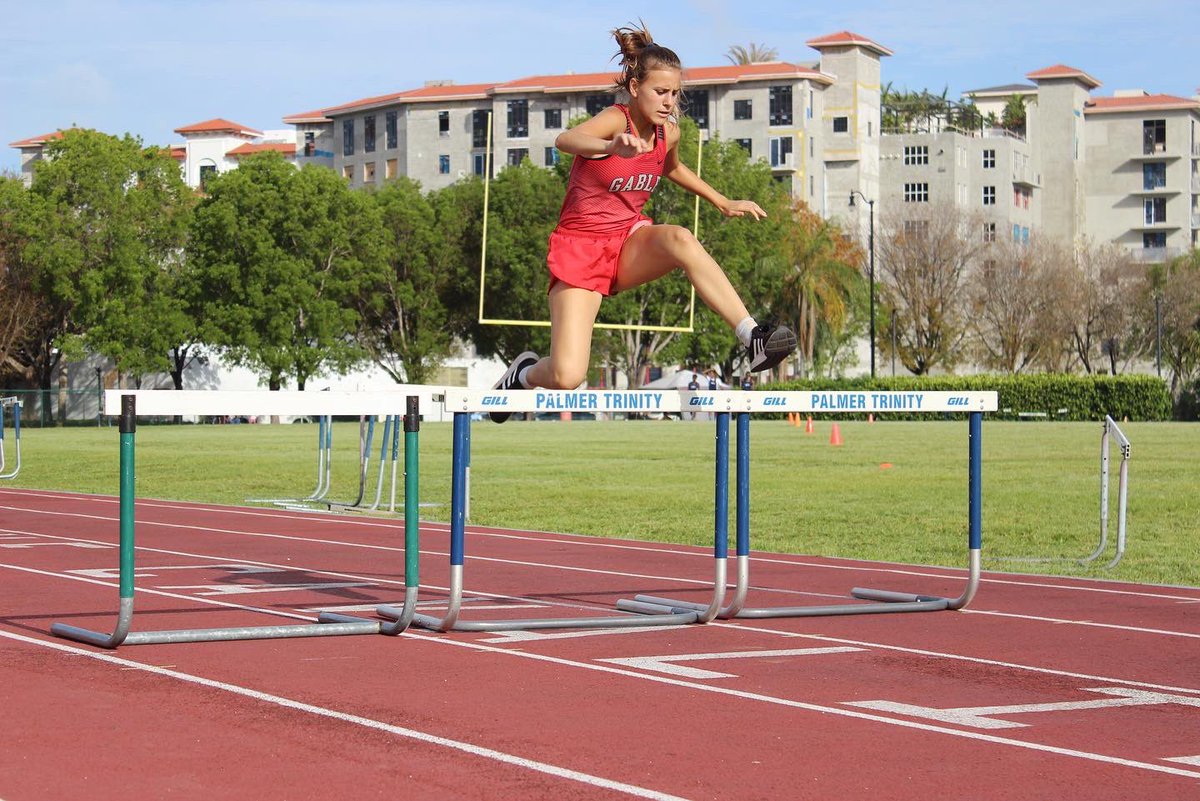 Today, the Cavalier track team hosted a meet where our Insight editor, Isabella Morales, surpassed the schools record, 5:45.56, with a time of 5:45.05 in the 1600m event. 

#cghs #trackandfield 
📸: Cristel Cantarero