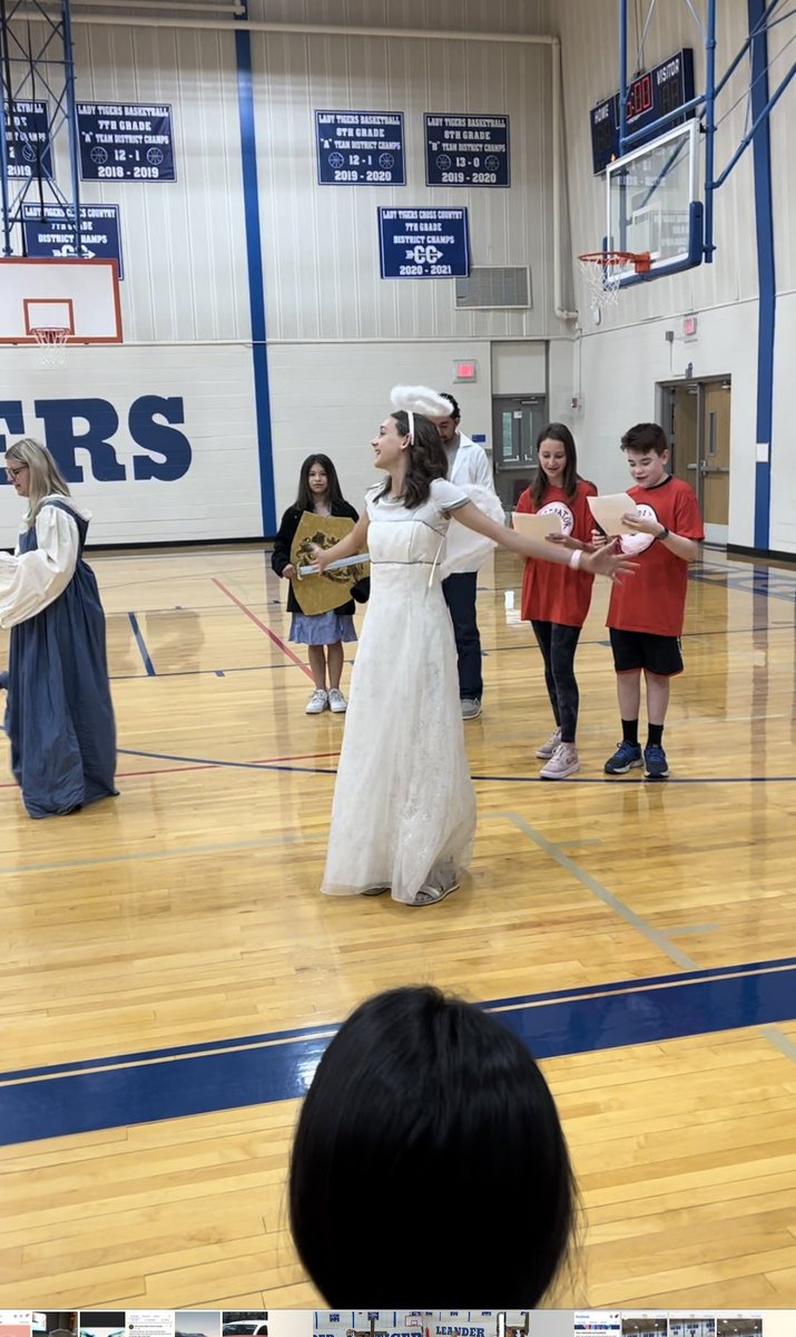teamsteger's tweet photo. Truly blessed to see LMS FCA present the Easter Story this morning. Greg Steger, Lacy Scott, Elijah Rodriguez and I have been far more blessed by them than they have been by us. God is so good! https://t.co/MG0tvaPmG0