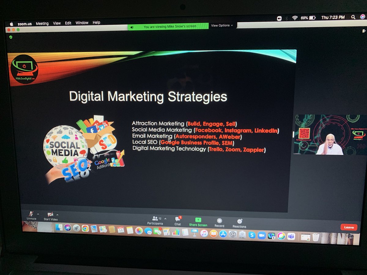 MelinaPaige2's tweet photo. Some of #MikeSnow Digital Marketing Strategies!! #learning #socialmediamarketing https://t.co/I9BF4cV6dt