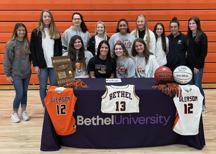 after a long time of contemplating… i have decided to further my athletic and acedemic career at Bethel University. thank you to my family, friends, coaches, and teammates for the never ending support. #gowildcats💜💛<a href="/BULadyCatsBBall/">Bethel University Women's Basketball</a>
