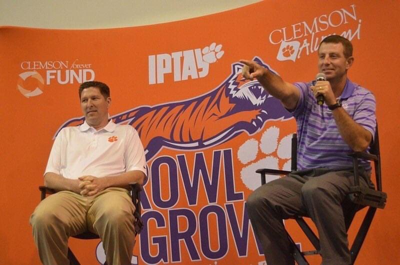 YCClemsonClub's tweet photo. Less than ONE WEEK to #ProwlandGrowl Coaches Tour! Check out some scenes from previous years. Get your tickets for next Wednesday night now!
#YCClemsonClub #ClemsonClubEvents #CUthere
https://t.co/hS2kCd5eHS https://t.co/0gFkeDqmVv
