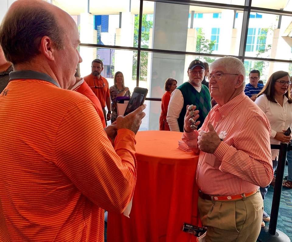 YCClemsonClub's tweet photo. Less than ONE WEEK to #ProwlandGrowl Coaches Tour! Check out some scenes from previous years. Get your tickets for next Wednesday night now!
#YCClemsonClub #ClemsonClubEvents #CUthere
https://t.co/hS2kCd5eHS https://t.co/0gFkeDqmVv