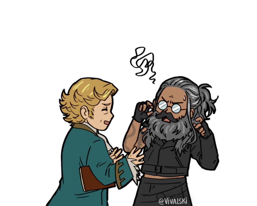 「Politely asking for Stede's glasses from」|⚜ νιναℓѕкι ⚜のイラスト