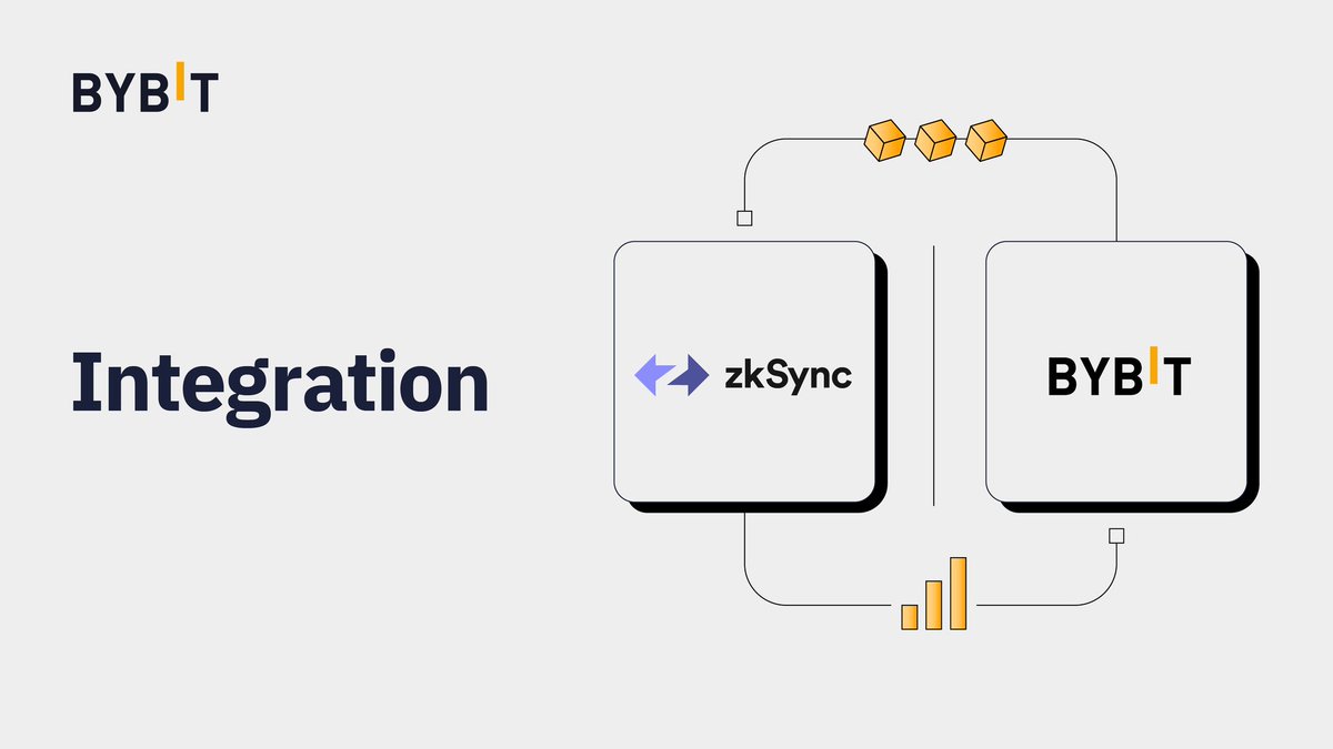 👉 <a href="/Bybit_Official/">Bybit</a> is now partners with <a href="/Zksync/">ZKsync</a> 

👉 #zkSync is a user-centric zk rollup platform from <a href="/The_matter_labs/">Matter Labs (∎, ∆)</a> (opens new window) a scaling solution for #Ethereum, already live on Ethereum mainnet

🔽 INFO
zksync.io
#SCN1