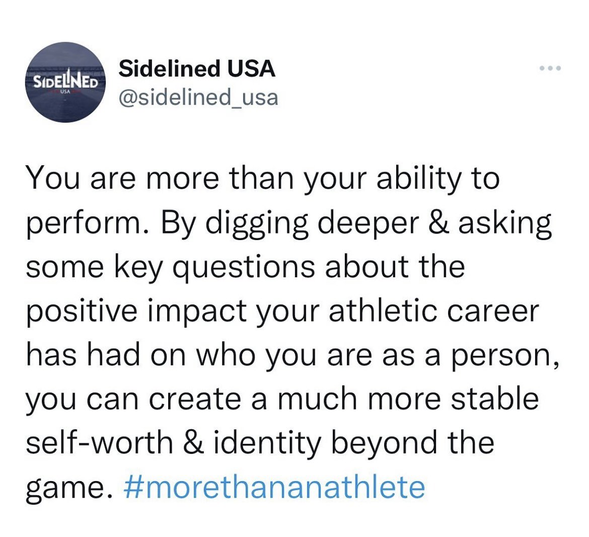 ReadingHSAT's tweet photo. Remember that you are a human being first. Sports are just an aspect of life that helps shape who you are. Just some food for thought. 🧠 https://t.co/p3uq9TTagd