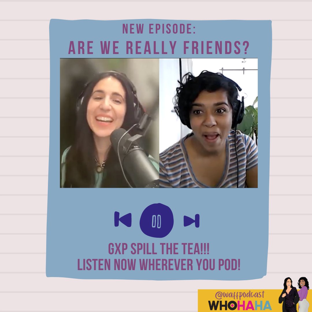 Sometimes friends and romantic partners share the same pitfalls, like not wanting to commit! 🚩
This week it's just besties, with Gabrielle and Pallavi diving deep into a tricky situation in Gabrielle's personal life. A friend who doesn't want to level up to bestie status! 😲