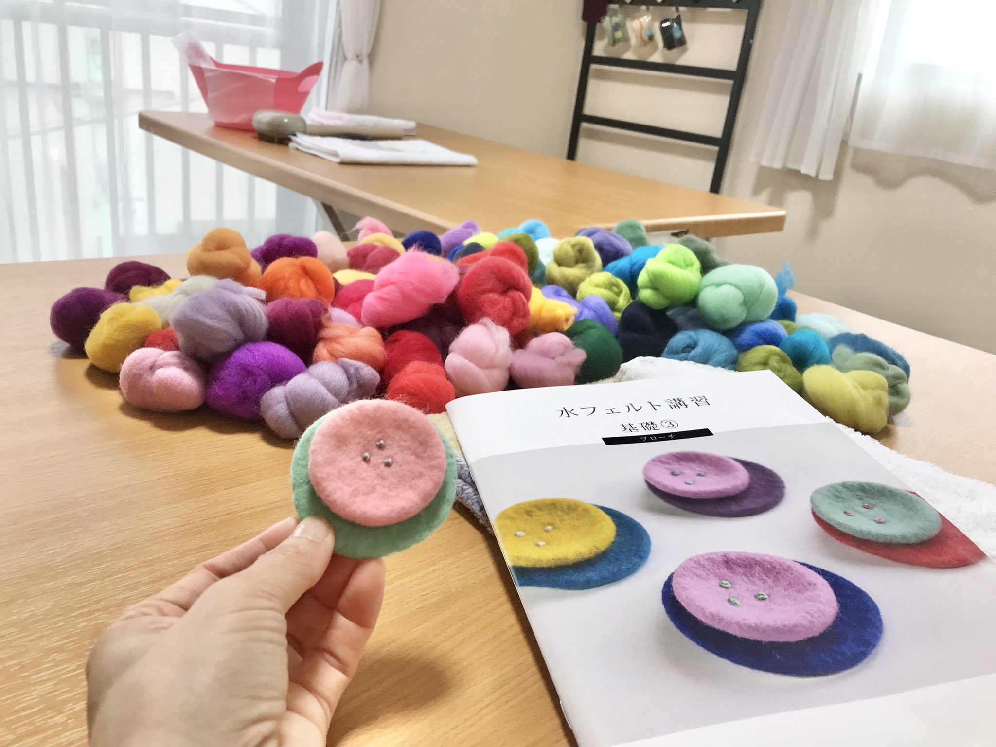 SHEEPみよしまさこ羊毛フェルト 見易かっ バック☆