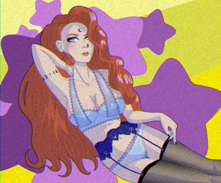 TheFeetWaifu's tweet photo. If anybody ever wants to draw me in any erotica type stuff....go for it! Please use #MoonLust for the "spicy" art. 😁 😎 🥰
1st pic is my regular outfit.
2nd pic is my only spicy art from @GoldieVDemon https://t.co/H06UhAxCSS
