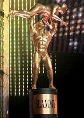 SquarCircleExpo's tweet image. NEWS UPDATE: Have you ever wanted to take a photo with a REAL Slammy Award?!?!?!? Stop by #SCX2 guest, Marty Elias' table this weekend! His will be on hand!!!