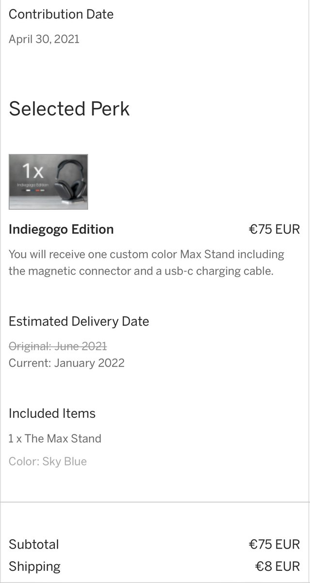 El_Chapino's tweet photo. @TheMaxStand hey guys my order suppose to ahi January but I have not received any update. https://t.co/SveoWZDIuQ