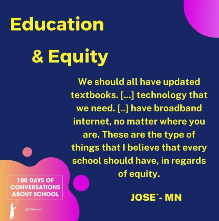 Equity & Education. What is your take?