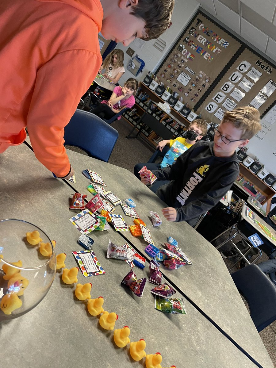 PVWollberg's tweet photo. With each day of IAR, we made it a little further around the bases on our softball diamonds🥎. Today we made it home and were rewarded with a treat from 1st grade and our very own World Series Rings…we knocked IAR out of the park! #pvpride #oneD46 #donetesting #3rdgrade https://t.co/8NNAfDuwEZ