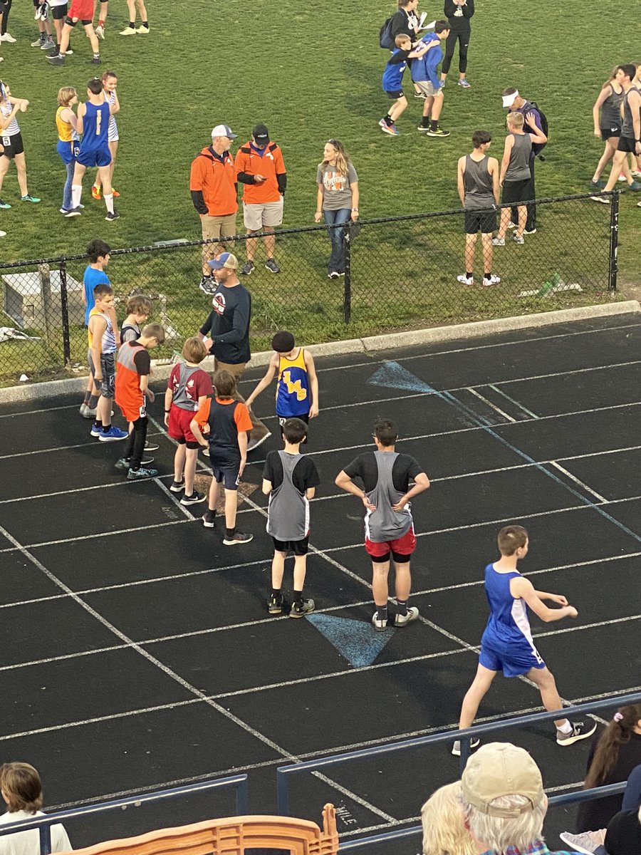 Great evening for a middle school track meet. #WhateverItTakes