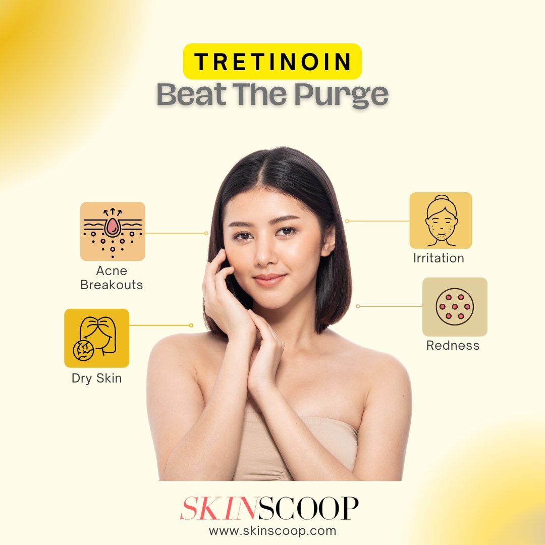 SkinScoop Magazine on Twitter "⚠️Tretinoin Purge 👉🏻 Beat The Purge ‼️