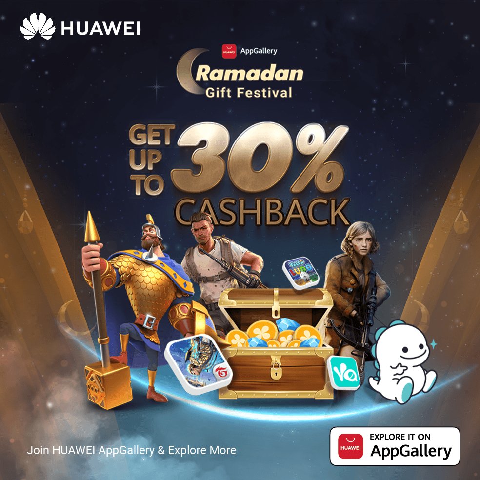 kloopppoo's tweet image. Guess what? I won coupon on HUAWEI AppGallery! Join this Ramadan Gift Festival before it ends! #HUAWEIAppGallery#RamadanGiftFestival
urldra.cloud.huawei.com/gtSkOngoVy