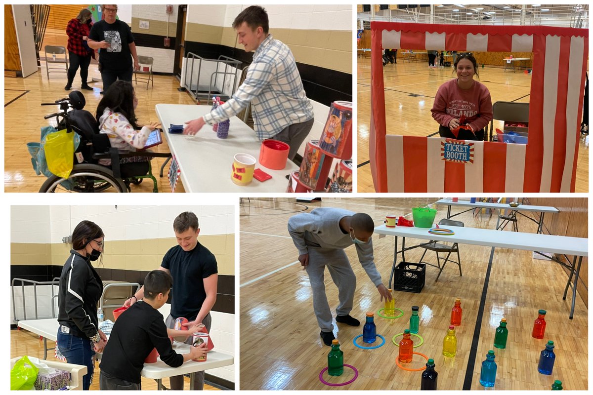 ExperienceOFHS's tweet photo. The Destiny program had a carnival which had lots of fun games to play &amp; prizes to win. Students in the PROUD PE class came in to help their PE students and DECA students volunteered to help as well because they are just awesome! #TheBengalWay #Carnival @ofhsdeca #PBISrewardday https://t.co/BRGbyJGs4l