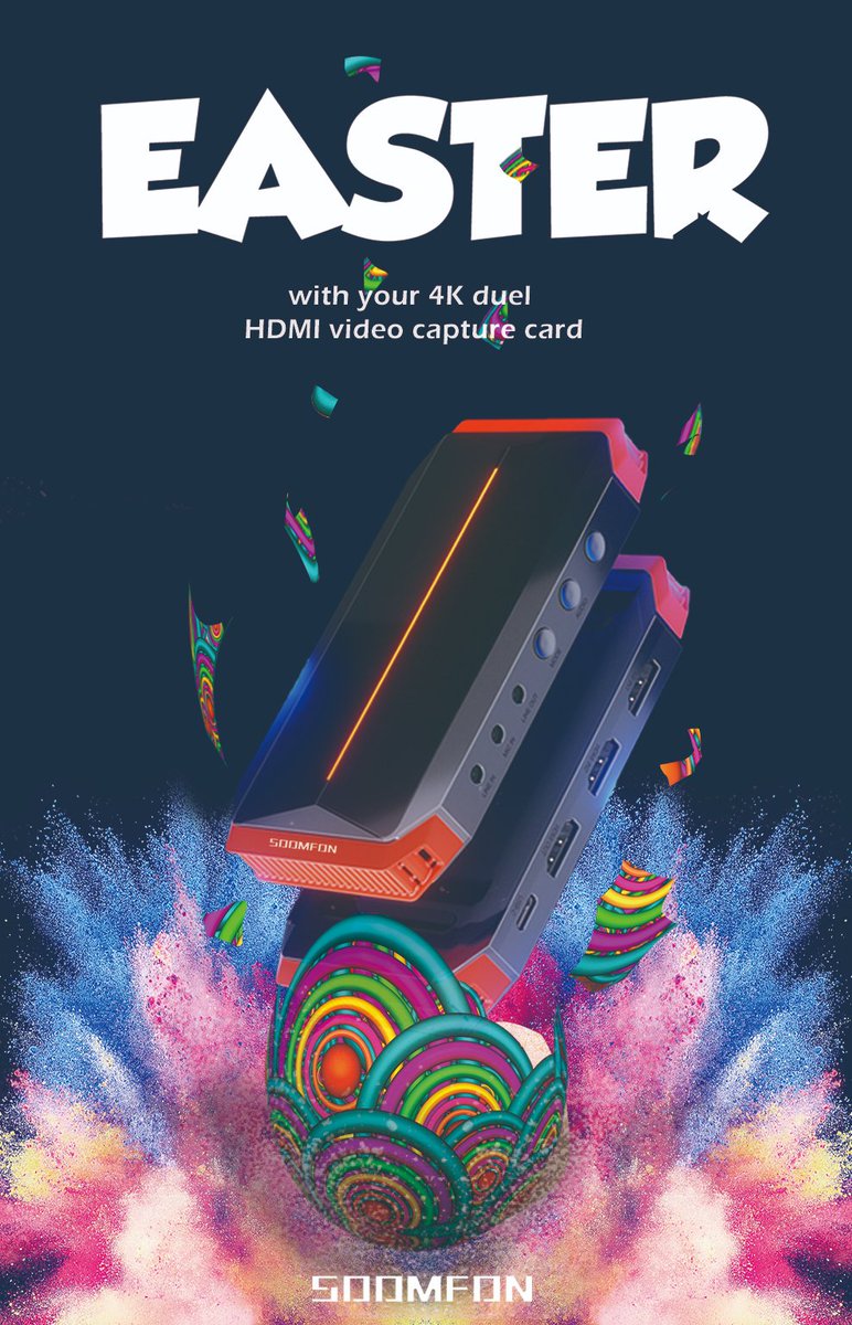 SoomfonOfficial's tweet photo. The loveliest day comes when you wake up one morning and discover the truth that
love colors our world. 🥳

#SOOMFON #Easter https://t.co/CIWPXaE4ag